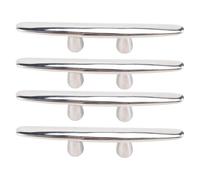 Zymothrix 4 pièces de taquets de Bateau à Base Ouverte de 6 Pouces, taquets de Quai en Acier Inoxydable, taquets polis de qualité Marine 316 pour l’arrimage des cordages, avec Une Conception