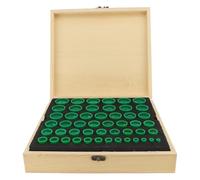 Zymothrix Kit de matrices pour presses à montres, 68 pièces, ensemble d’outils de pressage pour couvercles de miroirs en verre à dôme simple et double pour machine de pressage de montres, ma