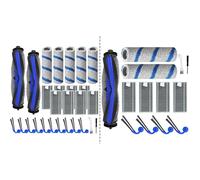ZYNCUE 1 set pour ECOVACS-Deebot X11/X11 Pro/OmniCyclone Kit d'accessoires brosse principale, filtre HEPA, brosse latérale, antibactérien = rouleaux serpillère