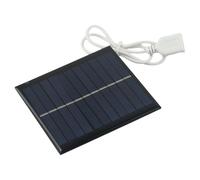 ZYNCUE 5W 55V USB Sortie Panneau Solaire Chargeur pour Batterie 37V-5V Silicone Monocristallin Portable pour Lampes Solaires Extérieures et Modèles d'Alimentation