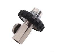 ZYNCUE Adaptateur de charge en laiton pour stations de remplissage SCBA et Plongée, DIN G5/8-14 à 1/4 NPT, 310 bar