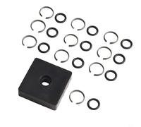 ZYNCUE Bagues de retenue avec anneau torique pour hocs 1/2" - Kit d'accessoires pneumatiques avec enclume