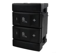 ZYNCUE Bouton de commande de chauffage de siège S-pour MAX 2006-2015, MK3, MK4, pour OEM 6M2T19K314AC, noir argent