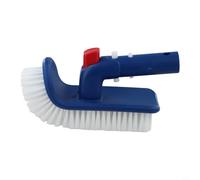 ZYNCUE Brosse de piscine portable avec poignée rotative à 180 degrés pour piscine, spas, jacuzzi, nettoyeur d'angle et de marche avec connexion à clip