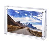 ZYNCUE Cadre photo en acrylique transparent double face avec aimant - Présentoir pour affiches