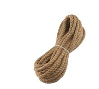 ZYNCUE Corde en jute marron 12 mm x 10 m pour travaux manuels, emballage, jardinage, projets de bricolage et jouets pour animaux de compagnie