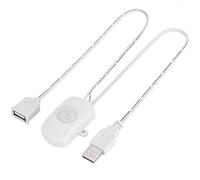 ZYNCUE Détecteur de mouvement PIR alimenté par USB - Interrupteur infrarouge de détection humaine pour 5 V/12 V/24 V CC, champ 120°, portée de 5 à 7 m, faible puissance
