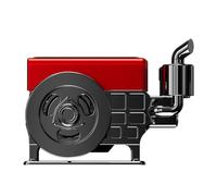 ZYNCUE Diffuseur d'aromathérapie de voiture avec moteur simulé à énergie solaire, purificateur d'air avec tablettes parfumées, compatible avec les recharges d'extraits de plantes, noir/argenté/doré