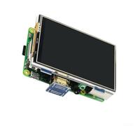 ZYNCUE Écran tactile LCD pour Raspberry Pi 4 Modèle B Prend en charge plusieurs résolutions et sortie audio 3 5"