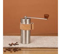 ZYNCUE Ensemble de cafetière en acier inoxydable avec filtre et entonnoir recouvert de liège pour la maison ou le bureau