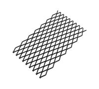 ZYNCUE Grille de cheminée en acier pour intérieur et extérieur, pour porte-bûches en maille robuste empêche les étincelles, pour construction en acier noir, 300 x 190 cm