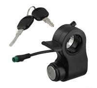 ZYNCUE Interrupteur de verrouillage de porte de scooter électrique pour Kukirin pour modèles G2 Pro/G2 Max, 5 broches pour allumage, accélérateur, accélérateur pour vélo électrique, scooter