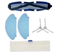 ZYNCUE Kit brosse latérale et filtre pour robot aspirateur ZR740003 Explorer 60, compatible avec RR7427 RR7447, 2 chiffons en microfibre + 1 filtre HEPA + 2 brosses latérales + 1 brosse roulante
