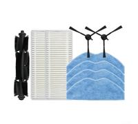 ZYNCUE Kit d'accessoires pour 360 pour S8 Plus, Miwhole M8, ezviz RE4 Plus, re5 Plus R21 - Brosse à rouleau, brosse latérale, filtre Hepa, chiffon de nettoyage pour robot (9 pièces)