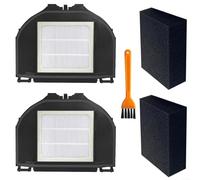 ZYNCUE Kit de filtre de rechange pour Shark RV2310AE/AV2310 pour aspirateur robot Matrix, 2 filtres, 2 filtres éponge, 1 brosse de nettoyage