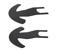 ZYNCUE Kit de mise à niveau de garniture de palette de vitesses pour volant Logitech G29 G920 de 35,6 cm, alliage d'aluminium, 2 mm d'épaisseur, noir, lot de 2