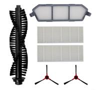 ZYNCUE Kit de pièces de rechange pour aspirateur robot Airrobo P10, comprend 1 brosse rouleau principale, 2 brosses latérales, 2 filtres, 1 filtre principal