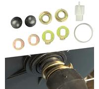 ZYNCUE Kit de quincaillerie pour axe de moteur pour vélos électriques M14 - Écrous de blocage, rondelles, entretoises et cache-écrous de rechange, convient aux moteurs de 500 W à 5000 W