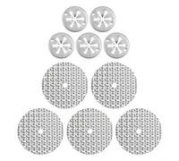 ZYNCUE Kit de réparation de plaque de protection contre la chaleur, disques de serrage en métal, rondelles de verrouillage, bouclier thermique pour remplacement direct pour OEM N90796501 Argent