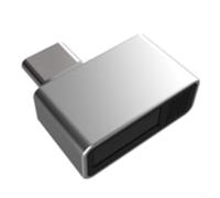 ZYNCUE Lecteur d'empreintes digitales pour Win10/11, mini lecteur d'empreintes digitales biométriques de type C, mini lecteur d'empreintes digitales USB, connexion rapide et sécurisée, pour