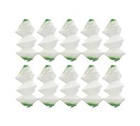 ZYNCUE Lot de 10 abat-jours pliants à trois couches Coleman, à gaz et à kérosène
