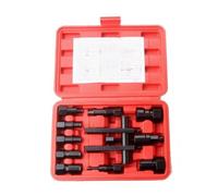 ZYNCUE Lot de 10 extracteurs de roulement intérieur de moto - Outils de démontage de roulement de roue en métal - Avec étui de rangement