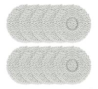 ZYNCUE Lot de 10 serpillères Ecovacs pour Deebot N30/N30 Pro pour aspirateur robot Omni, tampons de nettoyage de rechange en microfibre, lingettes nettoyantes efficaces pour sols
