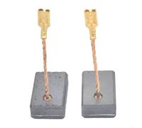 ZYNCUE Lot de 2 balais de charbon pour meuleuse Bosch GWS 17-125 CIE GWS 13-125 CI 6 x 11 x 15 mm - Remplace 1607000V37 - Accessoire de moteur à faible étincelle