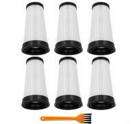 ZYNCUE Lot de 3 filtres HEPA de rechange pour aspirateur sans fil iwoly C150, lot de 3 filtres ABS avec brosse de nettoyage, ensemble de filtres (lot de 6)