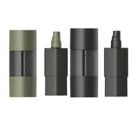 ZYNCUE Lot de 3 shakers à épices portables avec échelle graduée 100 ml pour barbecue, sauce moutarde, vinaigrette, huile d'olive, ketchup pour camping, cuisine