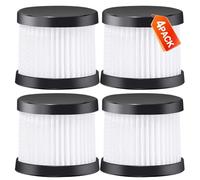 ZYNCUE Lot de 4/2 filtres Hepa 12 haute performance pour Karcher CVH 2/CVH 2 Premium/Cvh3Plus - Accessoires de rechange réutilisables en microfibre pour aspirateur