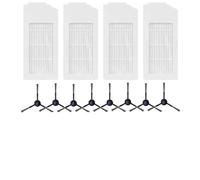 ZYNCUE Lot de 4 brosses latérales et filtres pour accessoires d'aspirateur ECOVACS pour Deebot N20/N20 Plus/Pro Plus
