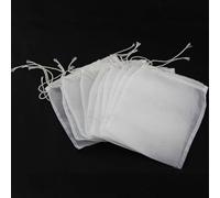 ZYNCUE Lot de 5 sacs filtrants en nylon de 15 x 20 cm à mailles fines pour brassage maison, noix, lait, jus, soupe, gelée, filtre compatible avec 100/160/200