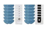 ZYNCUE Lot de 6 sacs et serpillères de rechange pour Tapo RVA300 RV10 Plus, kit de chiffon en microfibre avec sabot et attaches sous vide à joint solide