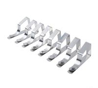 ZYNCUE Lot de 8 pinces coupe-vent pour nappe de jardin | Acier robuste, prise en main sûre, empêche le glissement, lot de 8, idéal pour les jours venteux