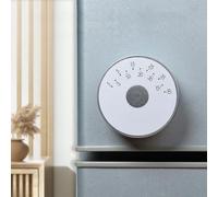 ZYNCUE Minuteur de cuisine avec volume réglable, contrôle sonore à 3 niveaux, pour salle de bain, salle de classe, cuisine, blanc