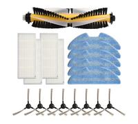 ZYNCUE Nettoyage en profondeur avec brosse principale et brosse latérale pour aspirateur Blaupunkt pour Bluebot Xpower+ - Lavable - Filtre pour aspirateur cylindrique