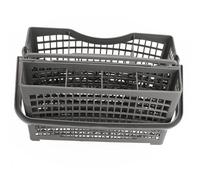 ZYNCUE Panier à couverts 2 en 1 multifonction pour lave-vaisselle en plastique - Fournitures de cuisine réutilisables en microfibre - Pièces de rechange pour aspirateur robot