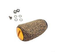 ZYNCUE Poignée de moulinet pour moulinets DAIWA et Baitcasting - Bois de liège en caoutchouc souple, 27 mm, 36 x 23 mm, 9,5 g