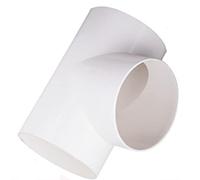 ZYNCUE Raccord de tube rigide en T de 10,2 cm - 100 mm - Pour conduit de ventilation - Pour extracteur d'air