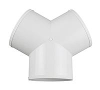 ZYNCUE Raccord de tube rigide en Y de 10,2 cm - 100 mm - Pour conduit de ventilation - Pour extracteur d'air