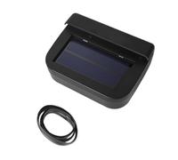 ZYNCUE Refroidisseur d'air pour voiture avec alimentation solaire et circulation de l'air, compatible avec tous les types de véhicules, ABS noir