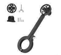 ZYNCUE Support de montage à point unique pour compteur de vitesse de vélo et éclairage avant pour vélos compacts avec flexibilité angulaire totale