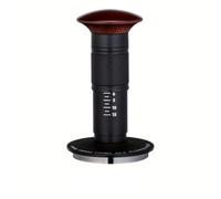 ZYNCUE Tamper à expresso à ressort 51 mm, 53 mm, 58 mm avec base ondulée et rangement magnétique, outil de presse à café en acier inoxydable pour une pression constante et une extraction améliorée
