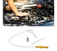 ZYNCUE Tête de pompe d'aspiration d'huile 8 CC pour moteurs hors-bord, pompe de pressage en plastique avec adaptateur en aluminium de 8 mm, compatible avec Johnson