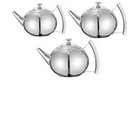 ZYNCUE Théière en acier inoxydable avec passoire amovible, théière chauffante pour la maison et le bureau, 1,5 l