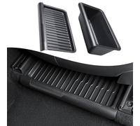 ZYNCUE Under for Seat Boîte de rangement pour Tesla Model Y Juniper 2025, 38 x 19,3 x 10,2 cm, organiseur en TPE noir avec couvercle, compatible avec accessoires d'intérieur Model Y