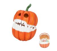 ZYNGYB Bonbonniere Citrouille, Design De Citrouille DrôLe, Couleurs Vives, RéSine, CréE Une AtmosphèRe d'halloween Riche, Peut Stocker des Bonbons,Décoration de Vacances