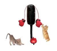 ZYNJBB Cat Punching Bag Toy,Interactive Kitten Toys Punching Bag,Cat Boxing Punching Bag Toy,Punching Bag with Gloves Cat Toy,Cat Vent Sports Toy,Funny Pet Toys