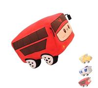 ZYNJBB Peluche de Voiture, Oreiller en Peluche de Voiture, Peluche de Bus de Dessin animé, Peluche décorative Douce et Mignonne, Cadeaux pour Enfants.